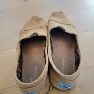 TOMS Tan Slip-On Shoes